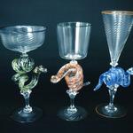 Snake Goblets 2002
Solid glass snakes, tallest in group
8 x 4 x 3 inches